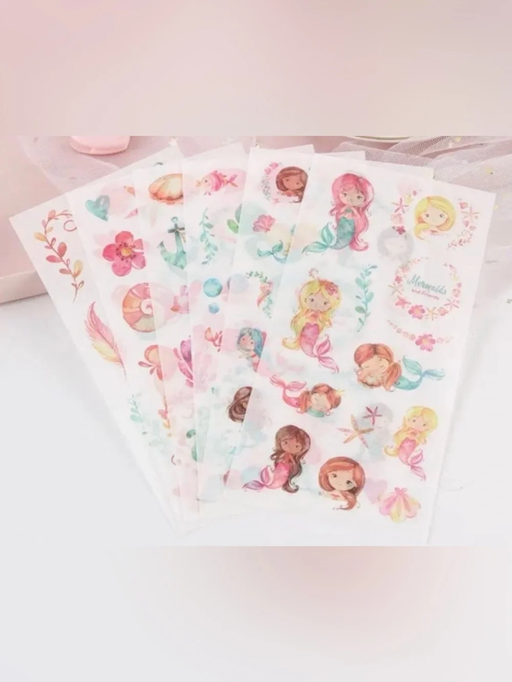 $2 Kids Mermaid Swim Stickers $2 WITH ANY $10 ORDER OR MORE